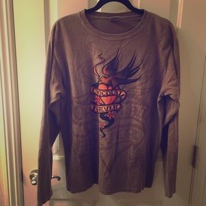 Brown long sleeve shirt